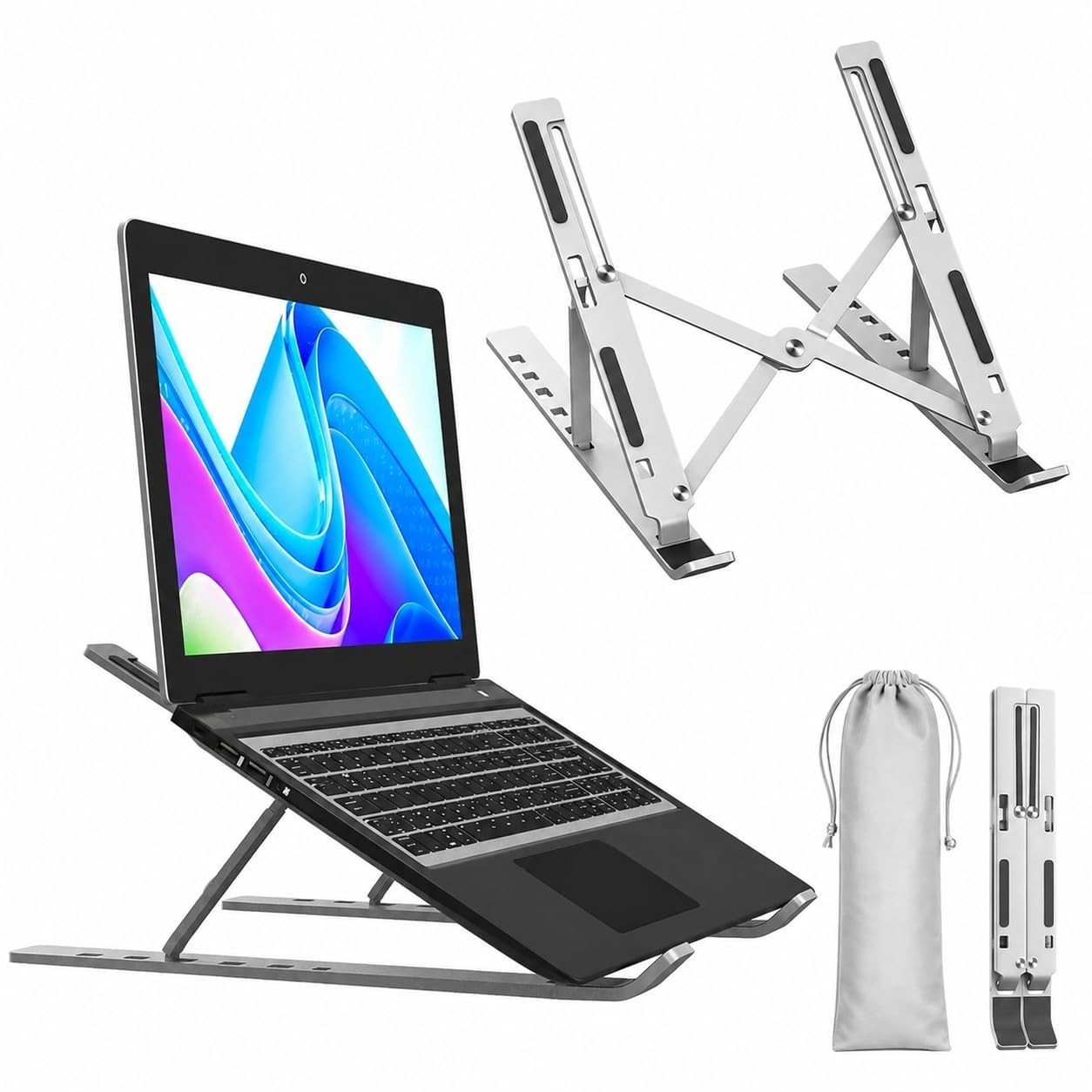 Foldable Alluminium Laptop Stand Online in India